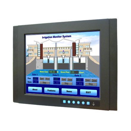 LCD DISPLAY, 15" XGA WT Ind. Monitor w/ Resistive TS